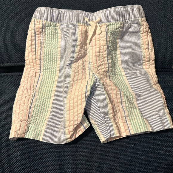 Janie and Jack seersucker boys shorts, size 5 - Picture 1 of 3